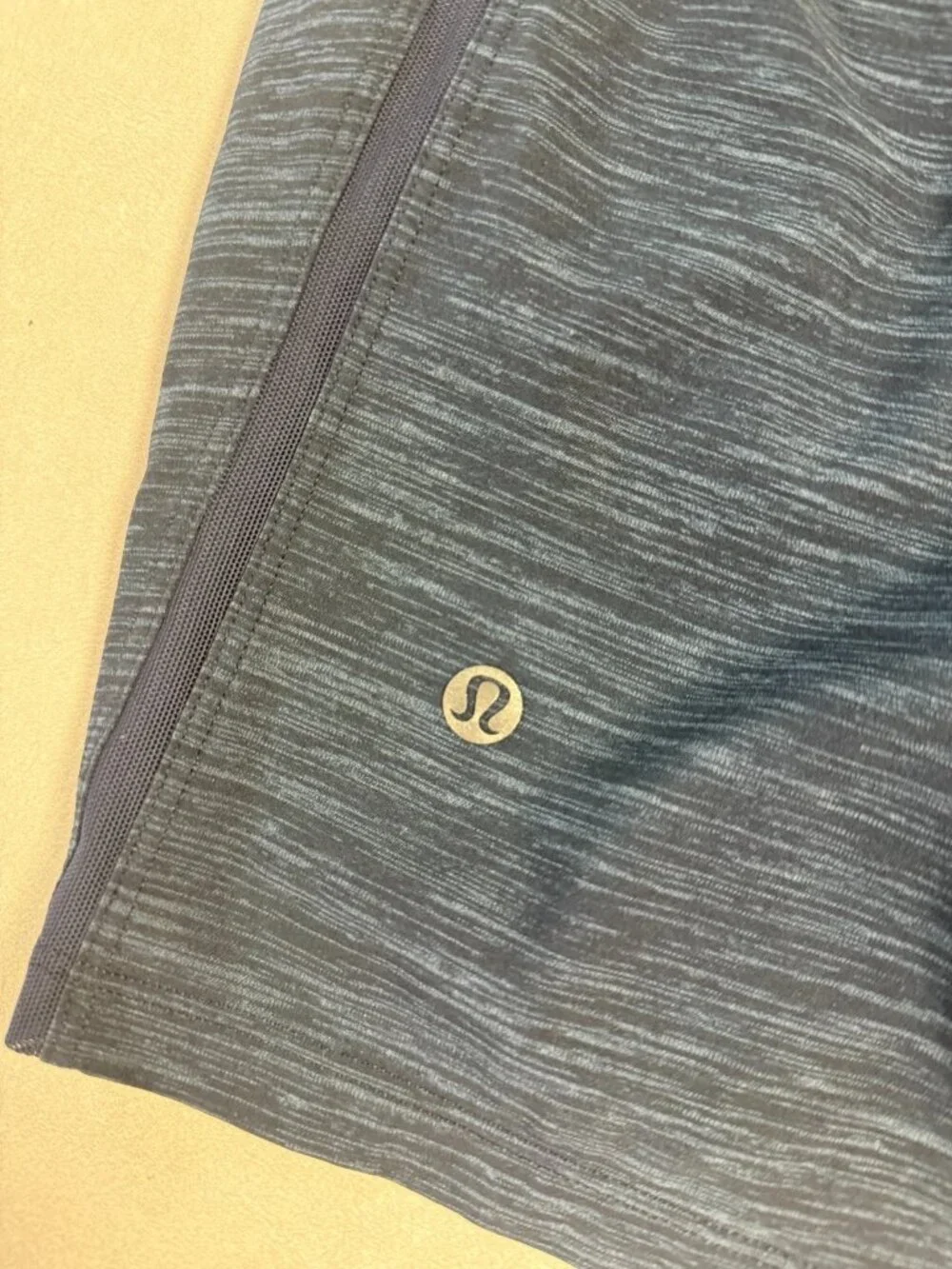 WORN Lululemon Mens Running Workout Training Liner Shorts Navy Blue Size XXL